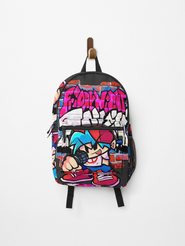 Boyfriend Fnf Brick Wall Backpack For Sale By Abrekart Redbubble