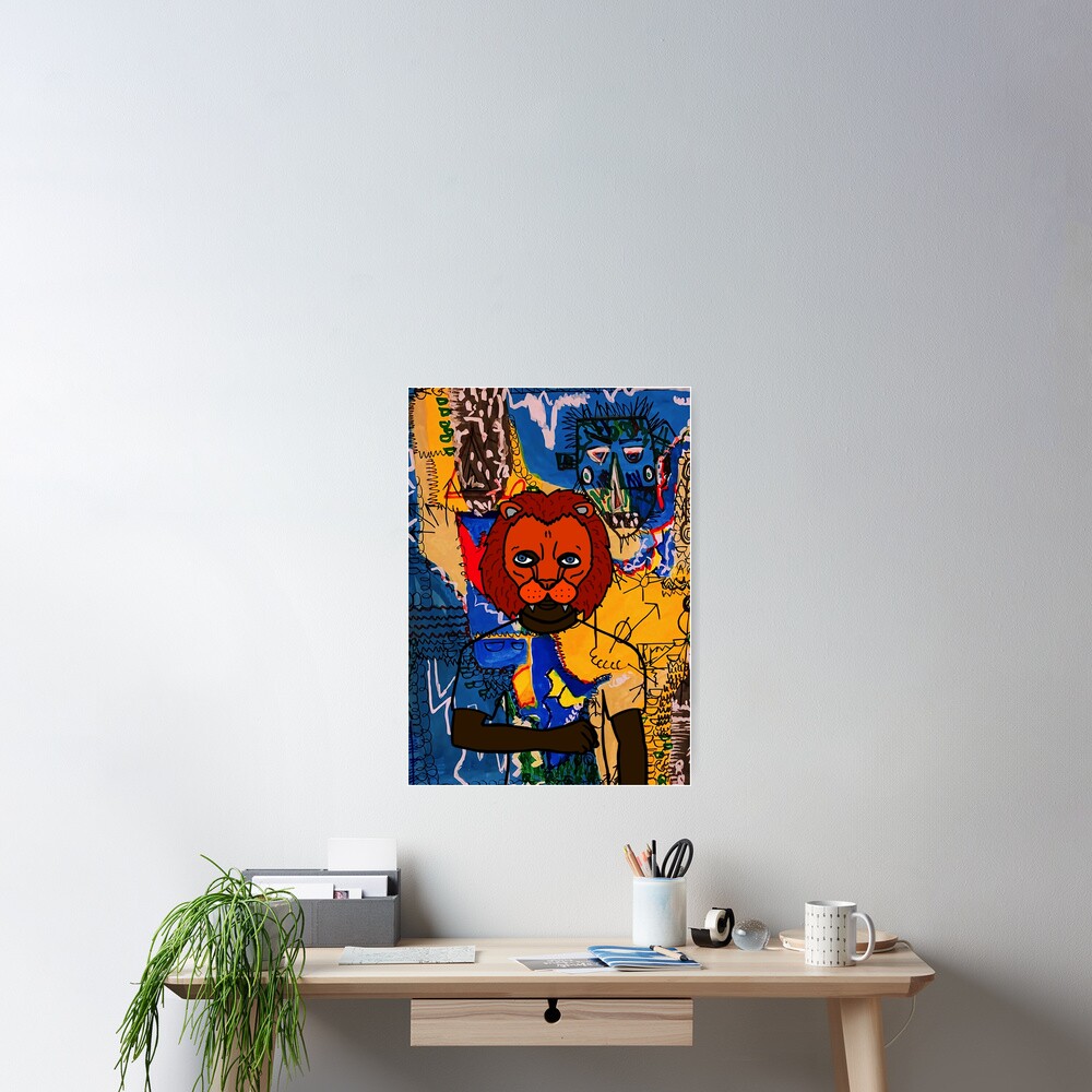Vista previa del artículo con la obra «Póster», diseñado y vendido por CryptoLuke.