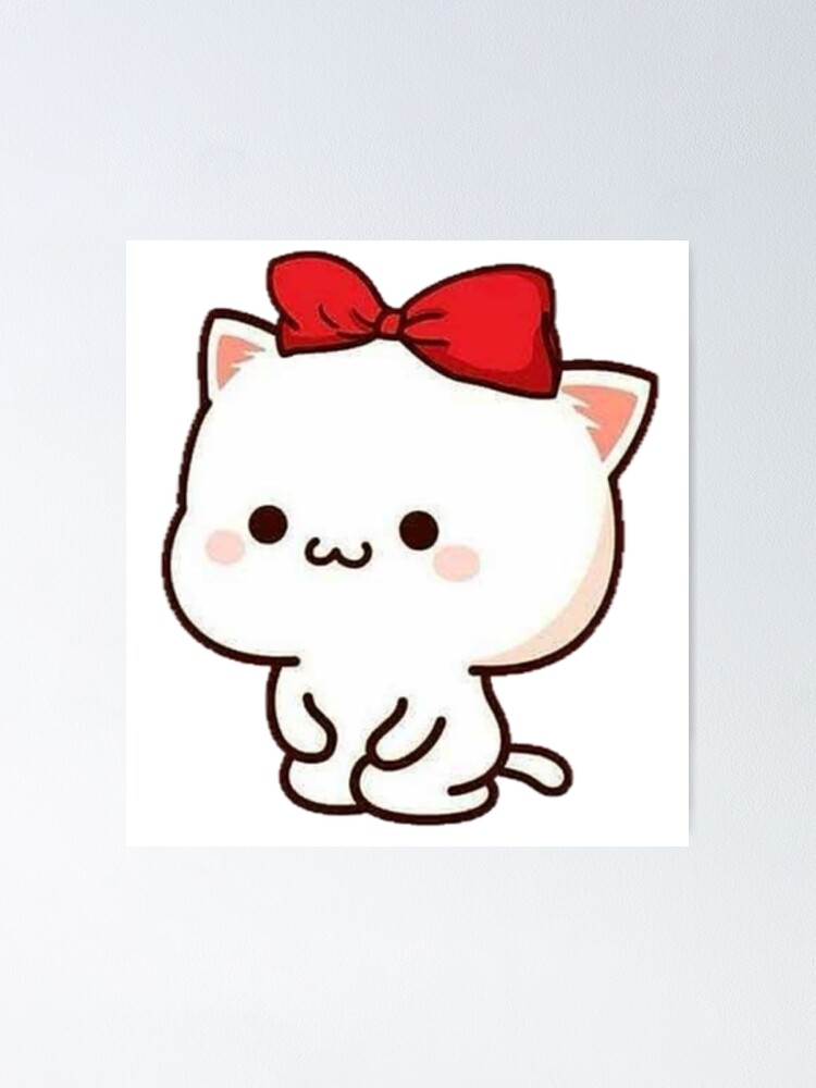 a Chibi Cat cute - Chibi Cat - Sticker