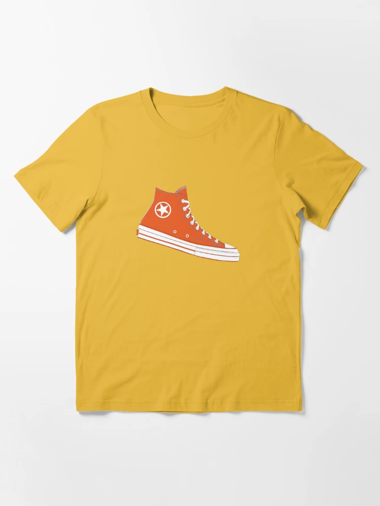 Converse t sales shirt womens orange