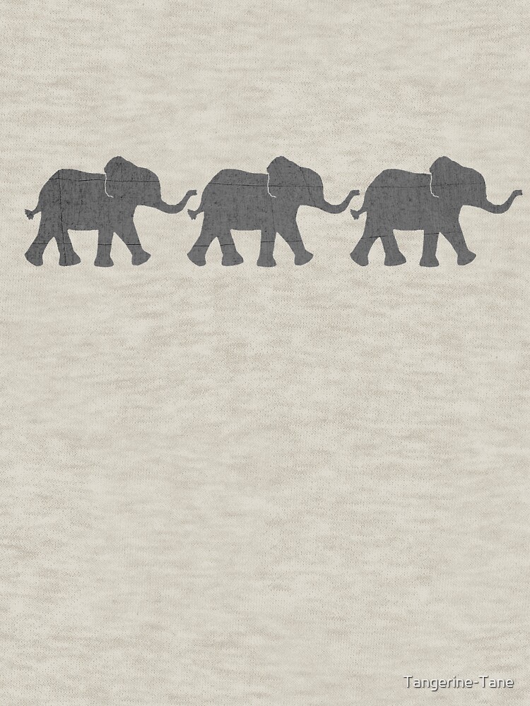 Aperçu 7 sur 7. T-shirt classique avec l'œuvre Trois éléphants créée et vendue par Tangerine-Tane.