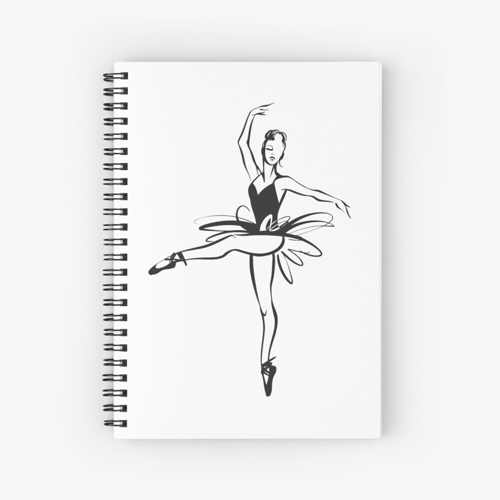 Ballerina - Ballet Dancer hand drawn illustration