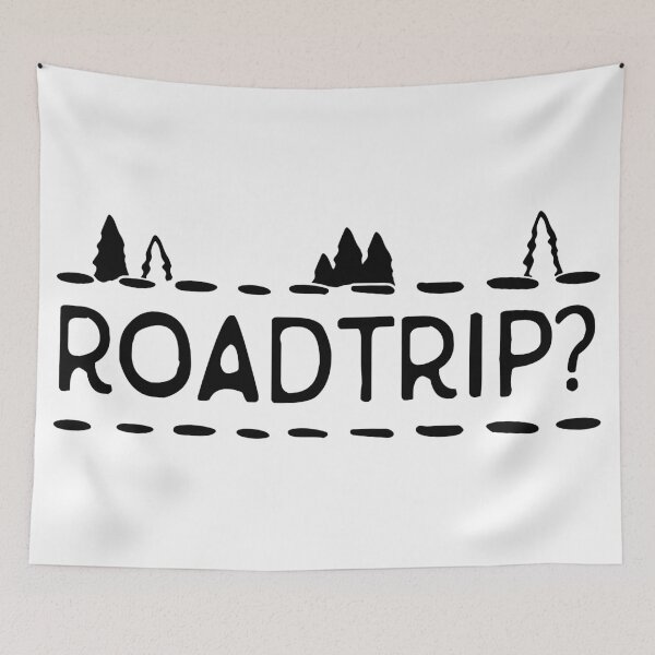 Item preview, Roadtrip - Black on White designed and sold by GerhardInk.
