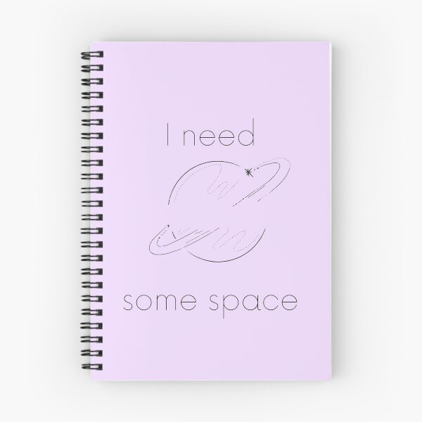 Item preview,  I need some space - pastel pink designed and sold by tinkdesignsit.
