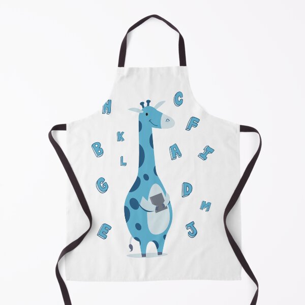 Item preview, blue kids blue child giraffe design cute cute study alphabet designed and sold by MeryemSpace.