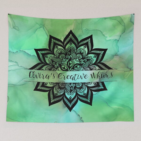 Item preview, Elvira's Creative Whims Purple Teal designed and sold by Elvira Draat.