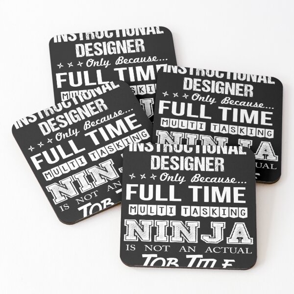 Item preview, Instructional Designer T Shirt - Multitasking Ninja Job Gift Item Tee designed and sold by learkemili.