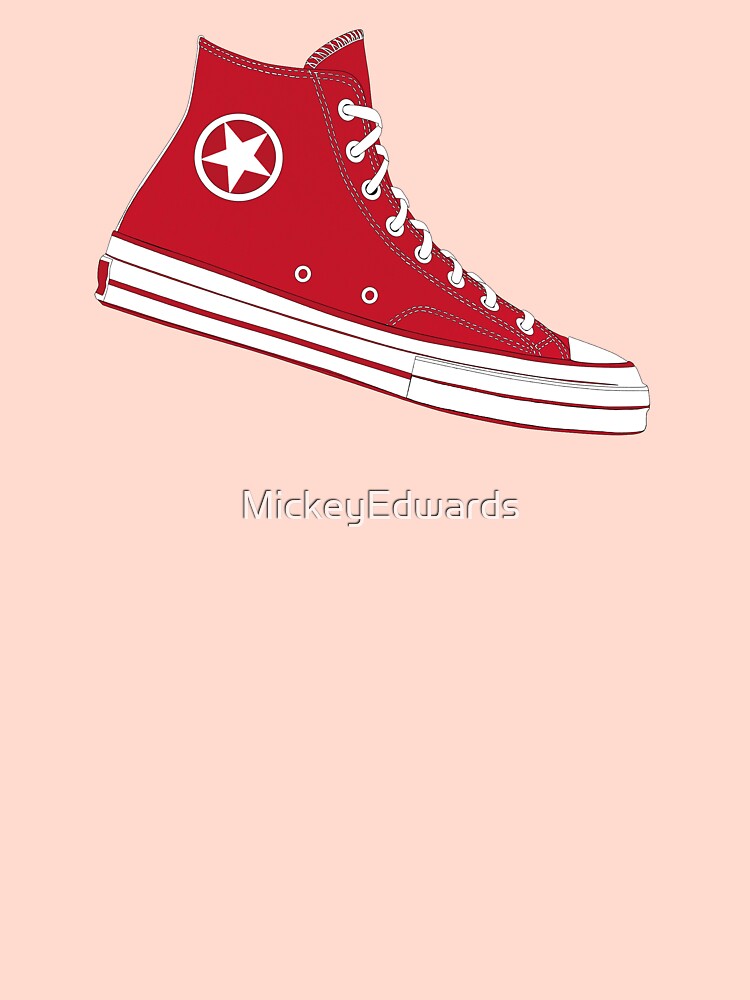 Red Converse Illustration | Leggings