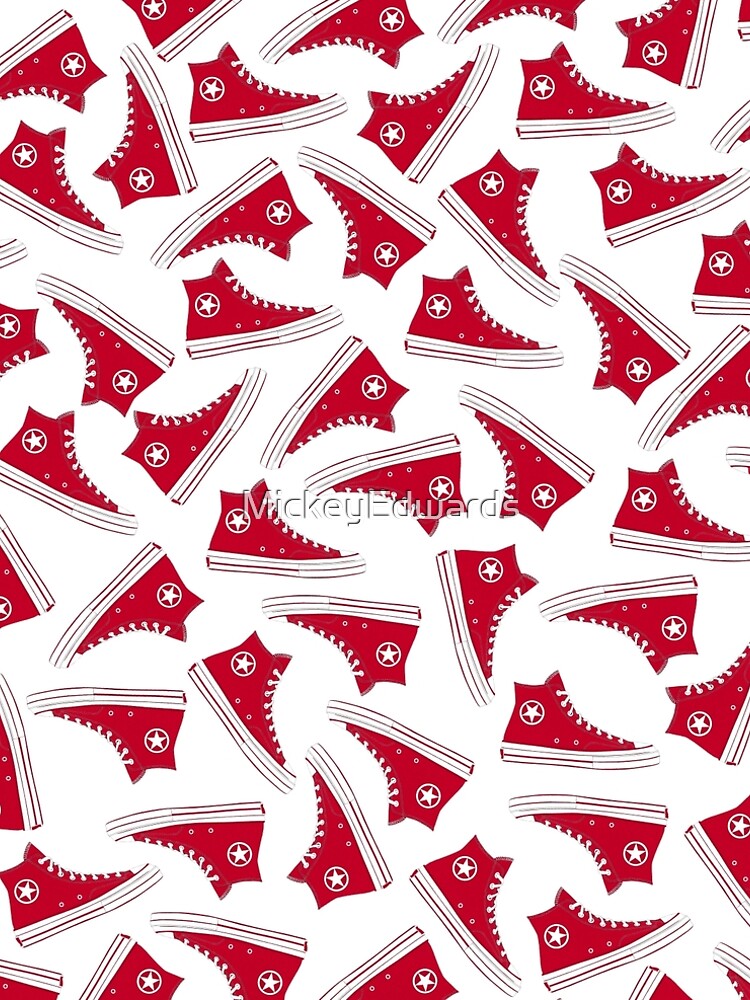 Red Converse Illustration | Leggings