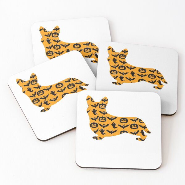 Item preview, pembroke welsh corgi dog halloween pattern gift designed and sold by alaechamlal.