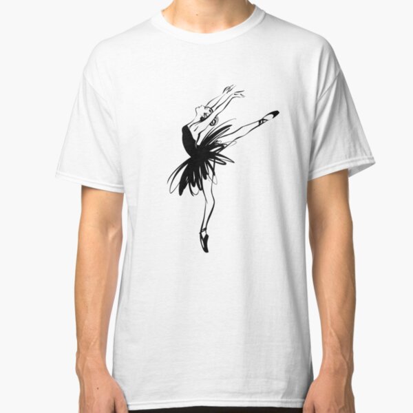 Ballerina in tutu in performance position. Classic T-Shirt