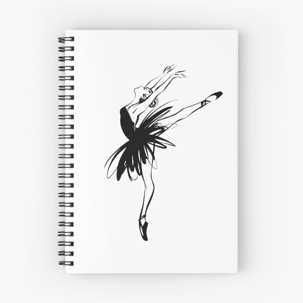 Item preview, Ballerina in tutu in performance position. designed and sold by katesamdesign.