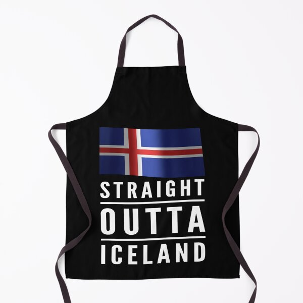 Item preview, Straight Outta Iceland, Iceland Flag designed and sold by Ruby Jackson.