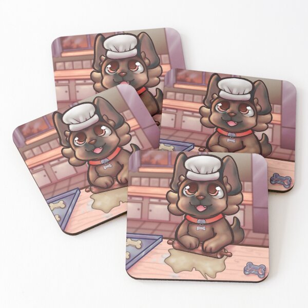 Item preview, Cute puppy baking biscuits designed and sold by OrangeRamphasto.