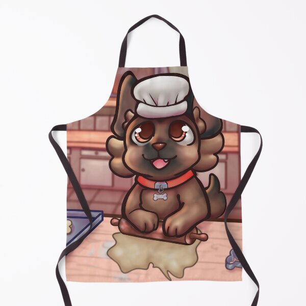 Item preview, Cute puppy baking biscuits designed and sold by OrangeRamphasto.