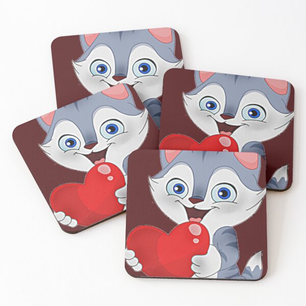Item preview, cute smiling cat with a red heart in his hands designed and sold by filon19931.
