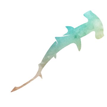 Hammerhead Shark (Watercolor) | Art Board Print