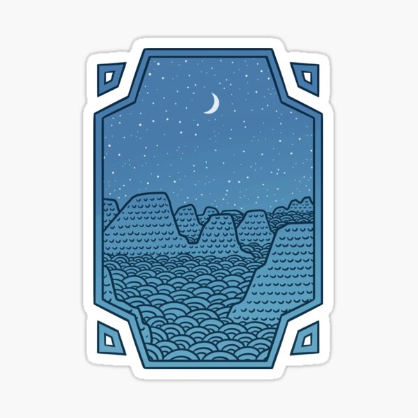 The Pillars of the Heavens Sticker