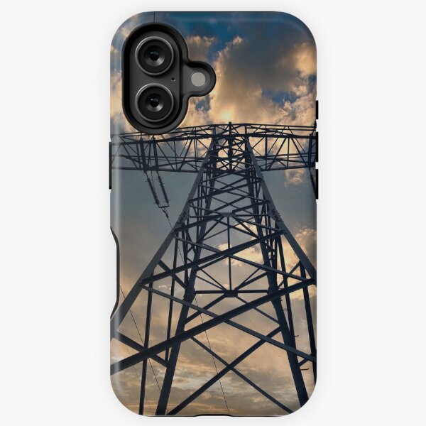 Electricity energy high voltage pylon iPhone Tough Case