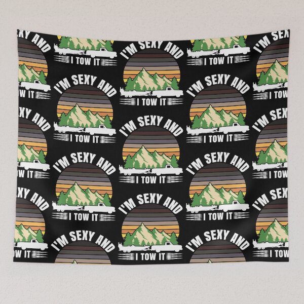 Item preview, Funny Camping Boating I'm Sexy and I Tow It Bass Fishing designed and sold by CharJens.