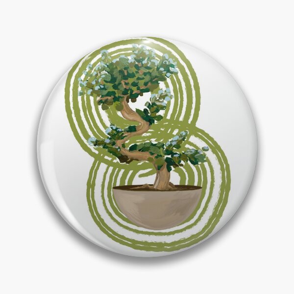 Item preview, Bonsai with Circles  designed and sold by ArtistKateField.