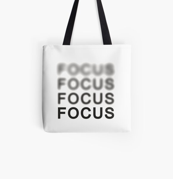 Focus All Over Print Tote Bag