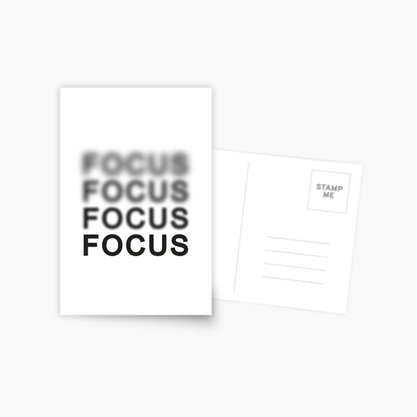 Focus Postcard