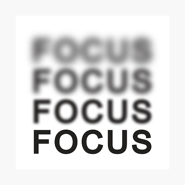 Focus Photographic Print