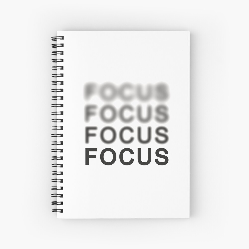 Focus Spiral Notebook