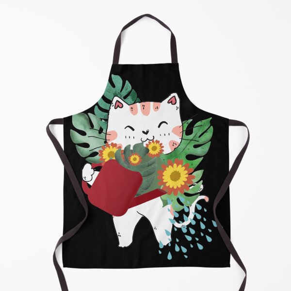 Item preview, Cat watering plants designed and sold by Tanya Mihe.