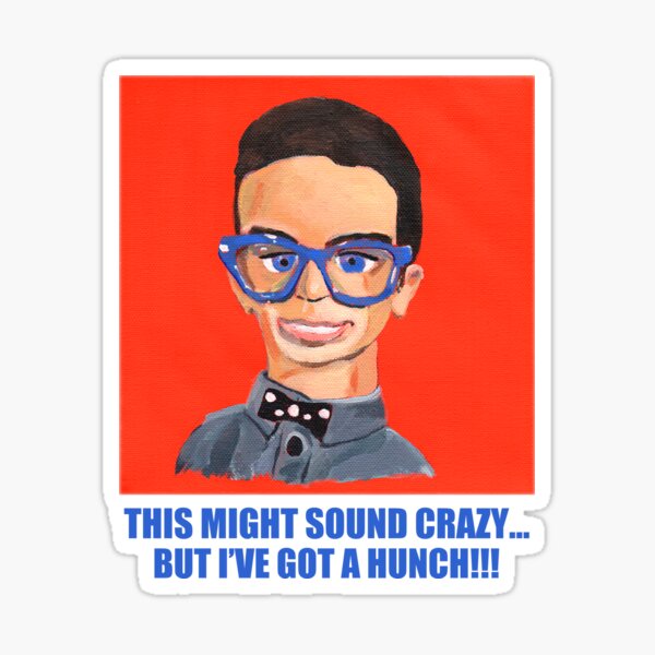 Brains from the Thunderbirds Sticker