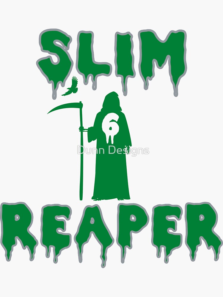 Slim Reaper football shirt | Sticker