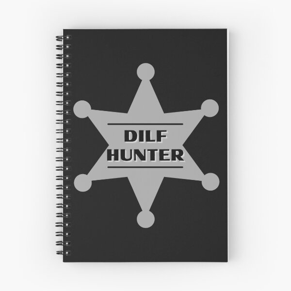 Item preview, DILF Hunter Gray badge designed and sold by CaitU.