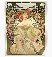 Alphonse Mucha - Champagne 1897 Poster