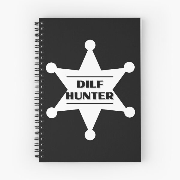 Item preview, DILF Hunter White badge designed and sold by CaitU.