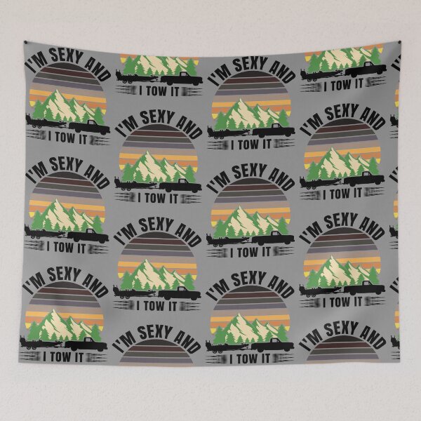 Item preview, Funny Camping Boating I'm Sexy and I Tow It Bass Fishing designed and sold by CharJens.