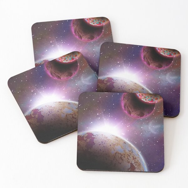 Item preview, Space Landscape Poster designed and sold by Artistic-Bison.