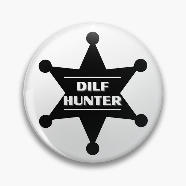 Item preview, DILF Hunter Black badge designed and sold by CaitU.