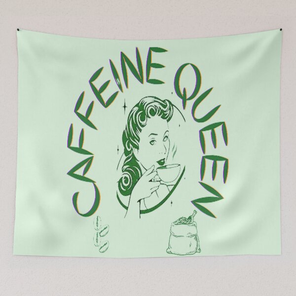 Item preview,  Caffeine Queen Loving My Coffee, NR 2, Coffee makes everything possible, Caffeine Queen designed and sold by Adri Barnard.