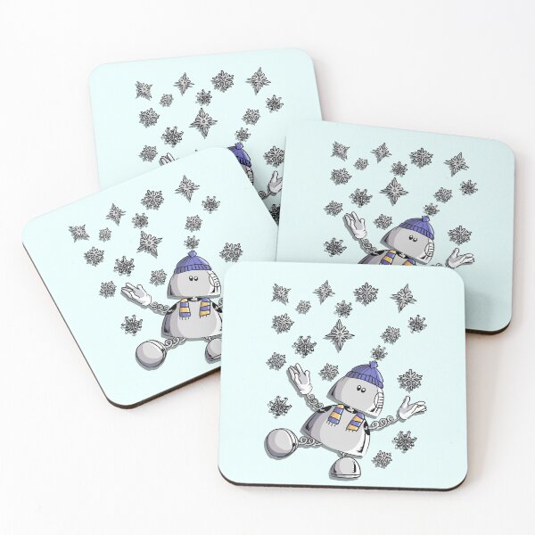 Item preview, Sam the Robot - Snowflakes designed and sold by RetroTrader.