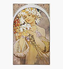 Alphonse Mucha - Flowers 1897 Photographic Print
