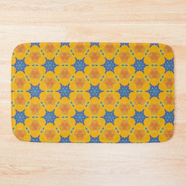 Artikelvorschau, Bright Streaky Paint Geometric Design in Yellow, Orange, Teal, and Blue entworfen und verkauft von cozycaroline.