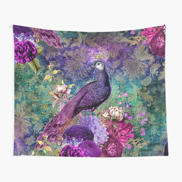 Artikel-Vorschau von Elegante Vintage lila Teal Pfauen, designt und verkauft von tsuttles.