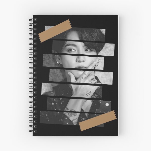 Item preview, Jeon Jungkook BTS Jungkook Korean Kpop Monochrome Stripe Design designed and sold by Piosenka Art.