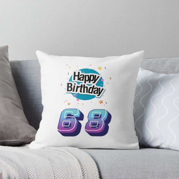 Item preview, Happy birthday - 68 Years - Fashion birthday gift designed and sold by Etpramouss.