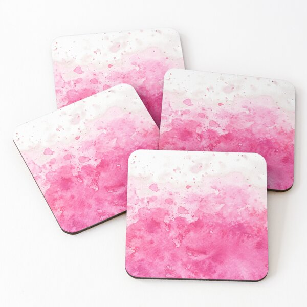 Item preview, Watercolor Hand paint | Pink Abstract Ocean Mist designed and sold by Leiratorii.