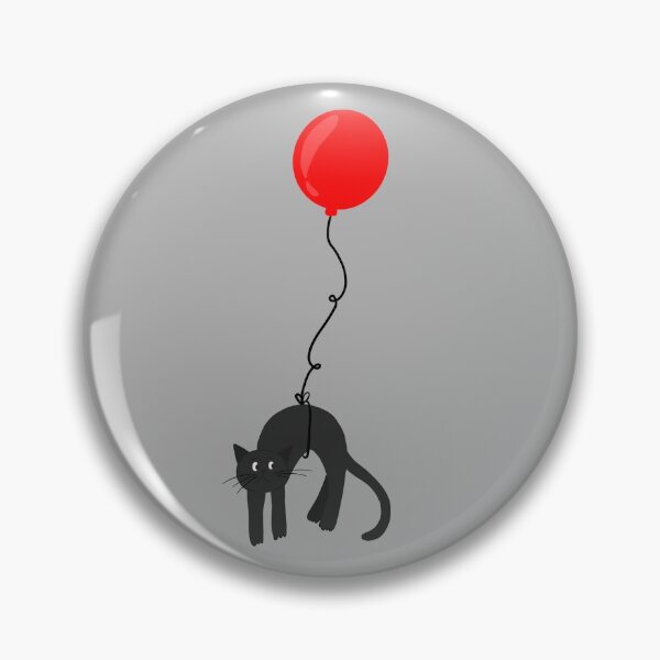 Item preview, black cat on a balloon! designed and sold by jingwus.