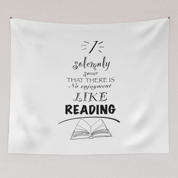 Item preview, I Solemnly Swear That There Is No Enjoyment Like Reading  designed and sold by aniicreates.
