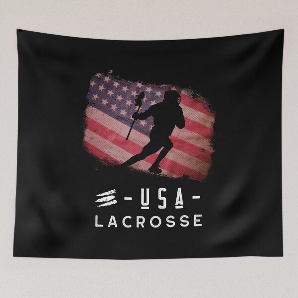 Item preview, lacrosse usa american flag designed and sold by ChaseCoClothing.