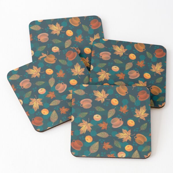 Item preview, Fall Smells Casual | Blue Background designed and sold by juiasi.